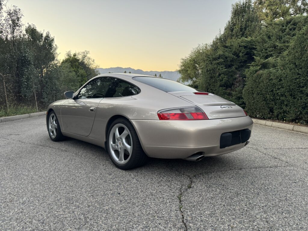 2000 Porsche 911 Carrera Coupe For Sale - 63,515 original miles, Mirage Metallic, LN Engineering dual-row bearing retrofit