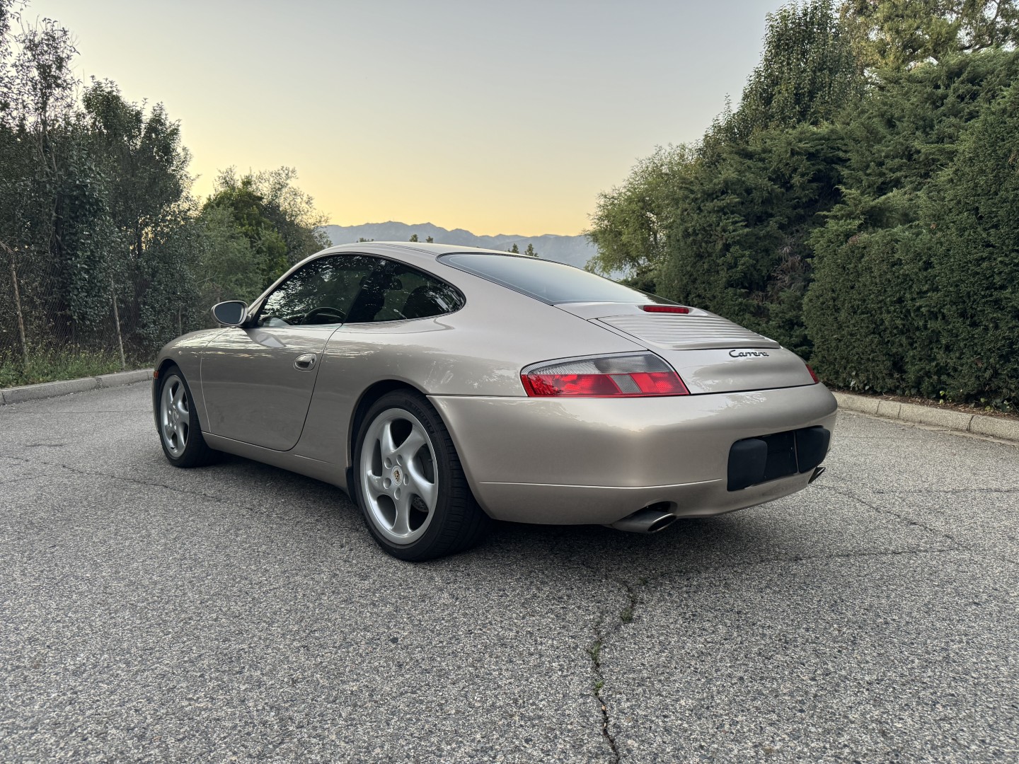 2000 Porsche 911 Carrera Coupe For Sale - 63,515 original miles, Mirage Metallic, LN Engineering dual-row bearing retrofit